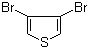 3,4-二溴噻吩分子结构 (CAS 3141-26-2)