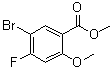 5-溴-4-氟-2-甲氧基苯甲酸甲酯分子结构 (CAS 314298-22-1)