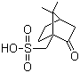 D(+)-10-樟脑磺酸分子结构 (CAS 3144-16-9)