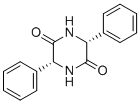 (3R,6R)-3,6-二苯基哌嗪-2,5-二酮分子结构 (CAS 31485-02-6)