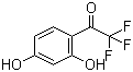 1-(2,4-二羟基苯基)-2,2,2-三氟乙酮分子结构 (CAS 315-44-6)