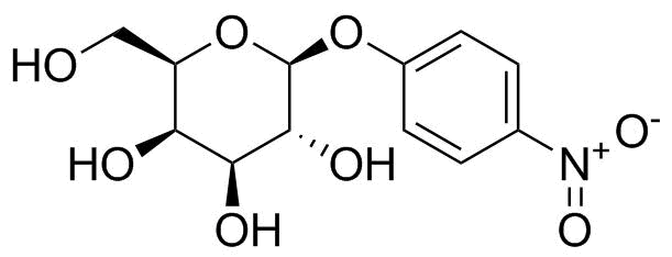 4-硝基苯基-D-吡喃葡糖苷分子结构 (CAS 3150-24-1)