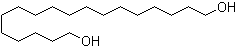 1,18-十八烷二醇分子结构 (CAS 3155-43-9)