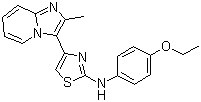 N-(4-乙氧基苯基)-4-(2-甲基咪唑并[1,2-a]吡啶-3-基)噻唑-2-胺分子结构 (CAS 315703-52-7)
