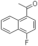 4'-氟-1'-萘乙酮分子结构 (CAS 316-68-7)