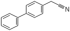 4-联苯乙腈分子结构 (CAS 31603-77-7)