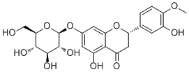 橙皮素 7-O-葡萄糖甙分子结构 (CAS 31712-49-9)