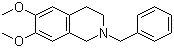 2-Benzyl-1,2,3,4-tetrahydro-6,7-dimethoxyisoquinoline molecular structure (CAS 31756-14-6)