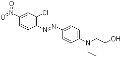 分散红 13分子结构 (CAS 3180-81-2)