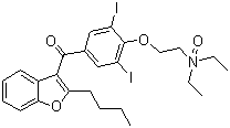 胺碘酮 N-氧化物分子结构 (CAS 318267-30-0)