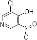 5-氯-3-硝基-4-吡啶醇分子结构 (CAS 31872-64-7)