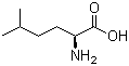 结构式 CAS# 31872-98-7, 5-甲基-L-正亮氨酸; (S)-2-氨基-5-甲基己酸