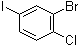 2-溴-1-氯-4-碘苯分子结构 (CAS 31928-46-8)
