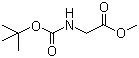 Methyl N-(tert-butoxycarbonyl)glycinate molecular structure (CAS 31954-27-5)