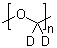聚二氘代甲醛分子结构 (CAS 32008-59-6)