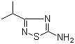 5-氨基-3-异丙基-1,2,4-噻二唑分子结构 (CAS 32039-21-7)