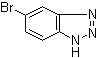 structure of CAS# 32046-62-1, 5-Bromo-1H-benzo[d]-1,2,3-triazole;5-Bromo-1H-benzotriazole; 5-Bromobenzotriazole