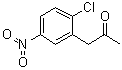 1-(2-氯-5-硝基苯基)-2-丙酮分子结构 (CAS 320576-24-7)