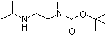 2-(异丙基氨基)乙基氨基甲酸叔丁酯分子结构 (CAS 320580-88-9)