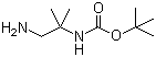 (2-氨基-叔丁基)氨基甲酸叔丁酯分子结构 (CAS 320581-09-7)
