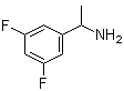 alpha-甲基-3,5-二氟苄胺分子结构 (CAS 321318-29-0)