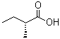 (R)-2-甲基丁酸分子结构 (CAS 32231-50-8)