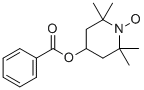 4-苯甲酰氧基-四甲基哌啶氧化物苯甲酸酯分子结构 (CAS 3225-26-1)