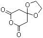 1,4,8-三氧杂螺[4.5]癸烷-7,9-二酮分子结构 (CAS 32296-88-1)