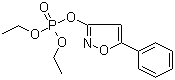 磷酸二乙酯 5-苯基异恶唑-3-基酯分子结构 (CAS 32306-29-9)