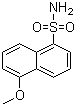 5-甲氧基-1-萘磺酰胺分子结构 (CAS 32327-46-1)