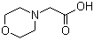 吗啉-4-基乙酸分子结构 (CAS 3235-69-6)