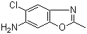 2-Methyl-5-chloro-6-benzoxazolamine molecular structure (CAS 323579-00-6)