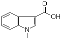 1-甲基吲哚-3-甲酸分子结构 (CAS 32387-21-6)