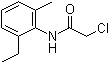 2'-乙基-6'-甲基-2-氯乙酰苯胺分子结构 (CAS 32428-71-0)