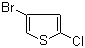 4-溴-2-氯噻吩分子结构 (CAS 32431-93-9)