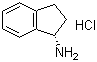 (S)-1-氨基茚满盐酸盐分子结构 (CAS 32457-23-1)