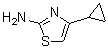 2-氨基-4-环丙基噻唑分子结构 (CAS 324579-90-0)