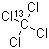 四氯化碳-13C分子结构 (CAS 32488-50-9)
