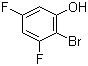 2-Bromo-3,5-difluorophenol molecular structure (CAS 325486-43-9)