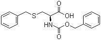 N-苄氧羰基-S-苄基-L-半胱氨酸分子结构 (CAS 3257-18-9)