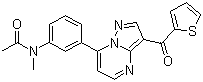 Indiplon molecular structure (CAS 325715-02-4)