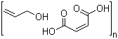 2-丁烯二酸和 2-丙烯-1-醇的聚合物分子结构 (CAS 32630-48-1)