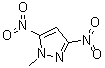 1-甲基-3,5-二硝基吡唑分子结构 (CAS 32683-48-0)