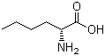 D-正亮氨酸分子结构 (CAS 327-56-0)