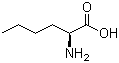 L-正亮氨酸分子结构 (CAS 327-57-1)