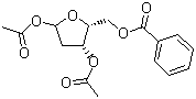 1,3-Di-O-acetyl-2-deoxy-5-O-benzoyl-D-xylofuranose molecular structure (CAS 327027-21-4)