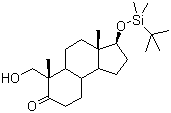 结构式 CAS# 327048-93-1, (3S,3aS,6S)-3-(叔丁基二甲基硅氧基)-6-(羟甲基)-3a,6-二甲基十氢-1H-环戊并[a]萘-7(2H)-酮