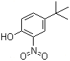 邻硝基对叔丁基苯酚分子结构 (CAS 3279-07-0)