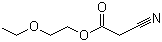 氰乙酸乙氧基乙酯分子结构 (CAS 32804-77-6)