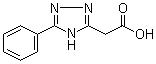 (5-苯基-4H-1,2,4-三氮唑-3-基)乙酸分子结构 (CAS 328084-14-6)